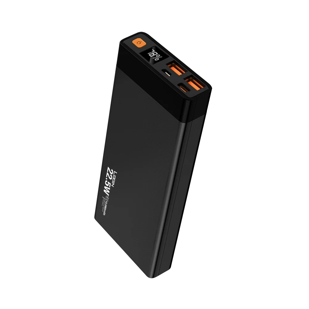 Login L-703 10000 MAH Power Bank   – Compact Fast Charging Portable Power Bank