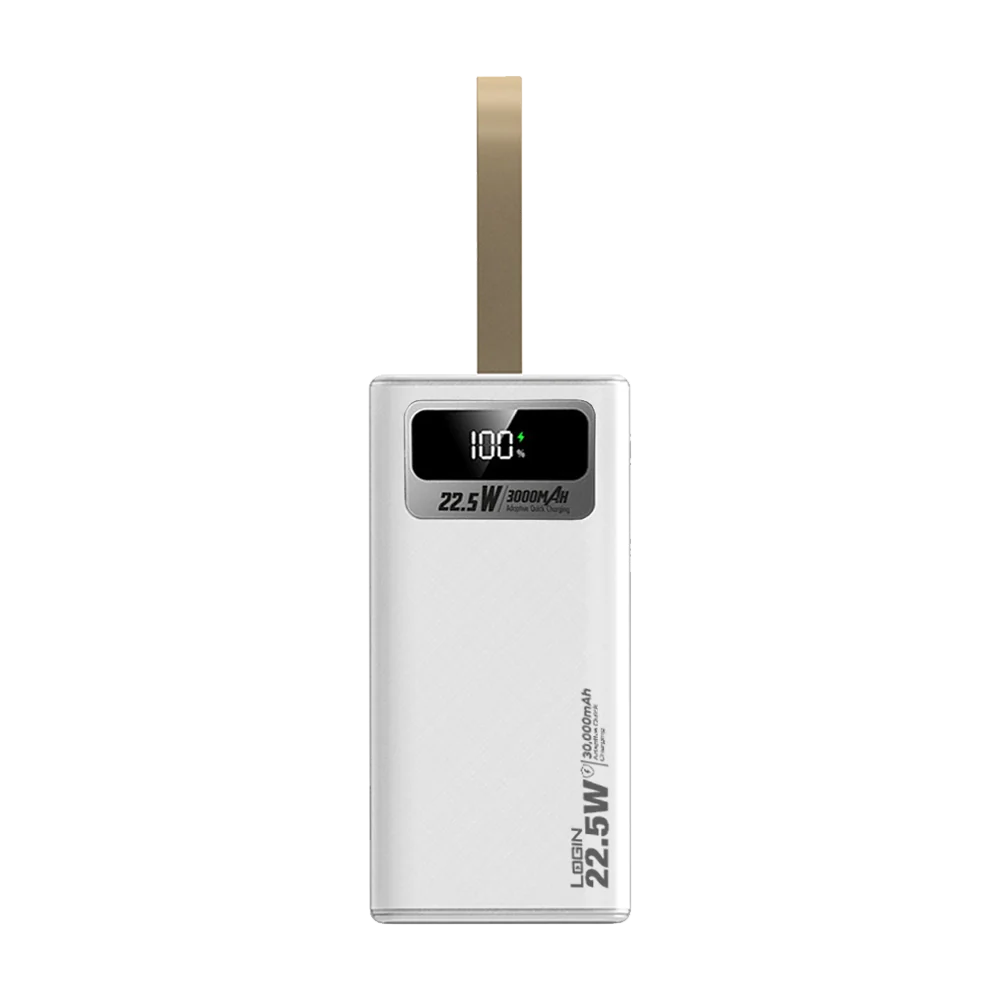 Login L-710 30000 AMH  Power Bank – High-Capacity Fast Charging Portable Power Bank