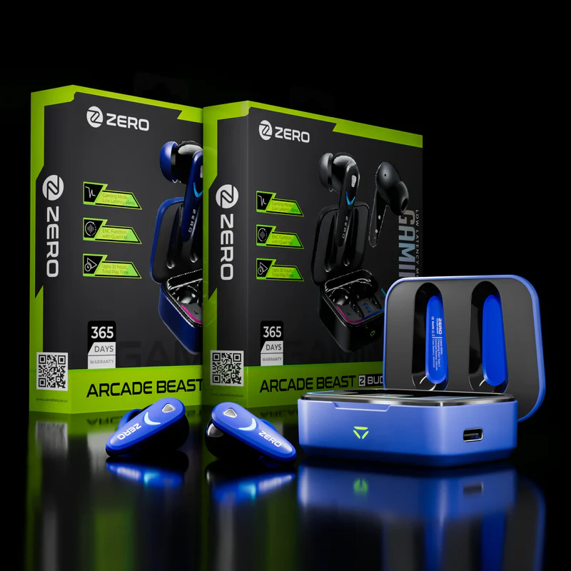 Zero Arcade Beast Earbuds – Powerful Bass & True Wireless Sound