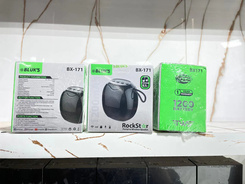 Bluks BX-171 RockStar – Rechargeable Bluetooth Speaker
