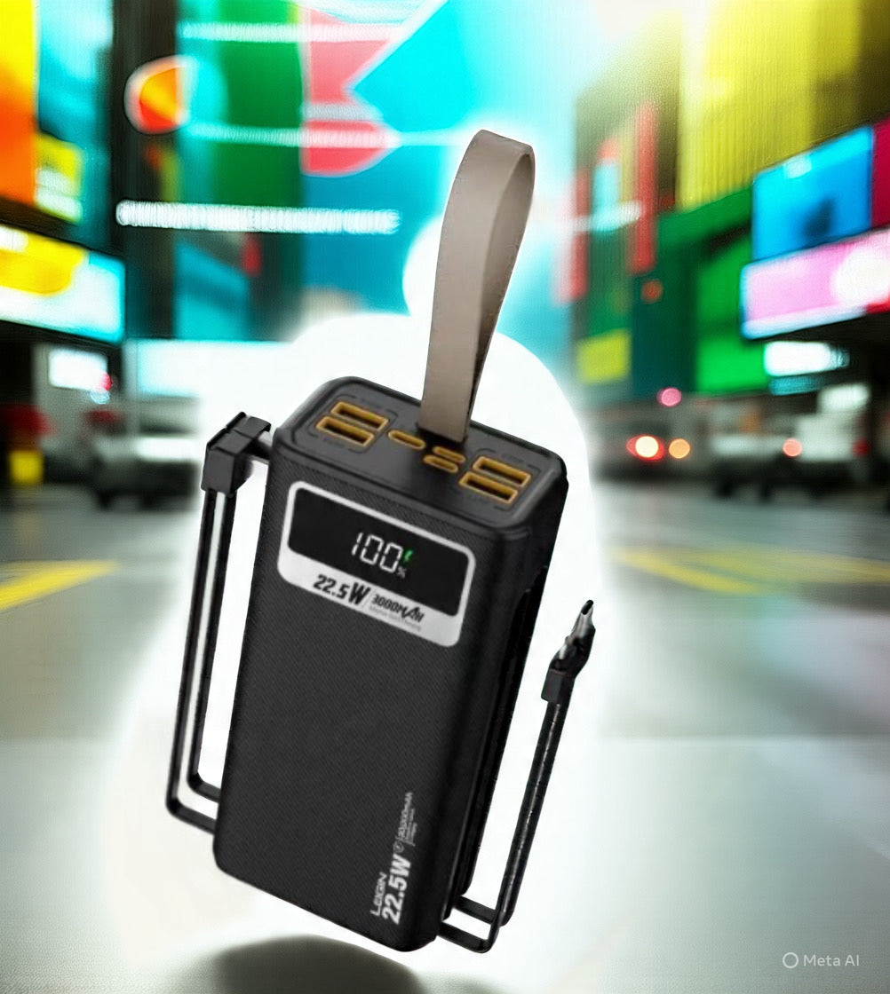 Login L-710 30000 AMH  Power Bank – High-Capacity Fast Charging Portable Power Bank