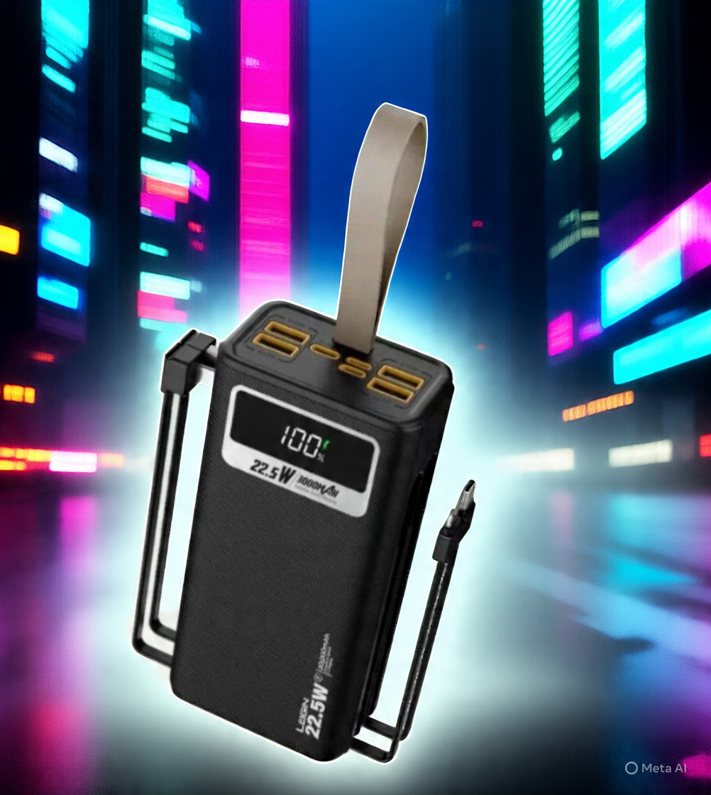 Login L-710 30000 AMH  Power Bank – High-Capacity Fast Charging Portable Power Bank