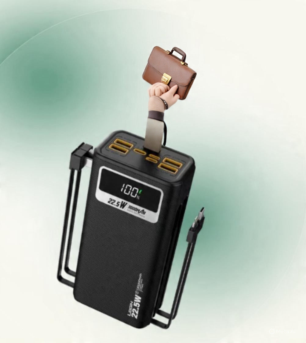 Login L-710 30000 AMH  Power Bank – High-Capacity Fast Charging Portable Power Bank