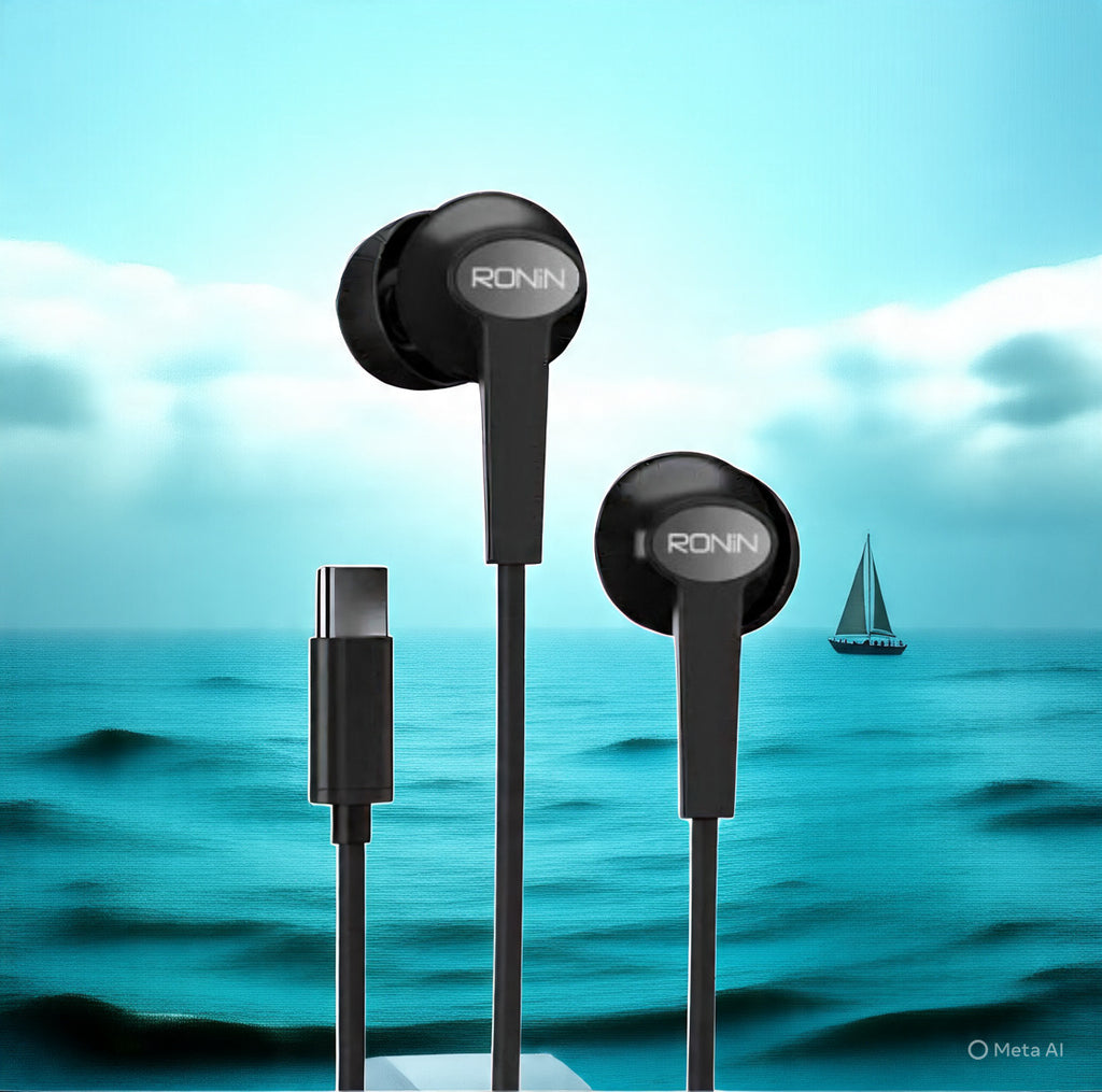 RONIN R-29 STELLAR Wireless Bluetooth Earset – Handsfree Type-C Charging