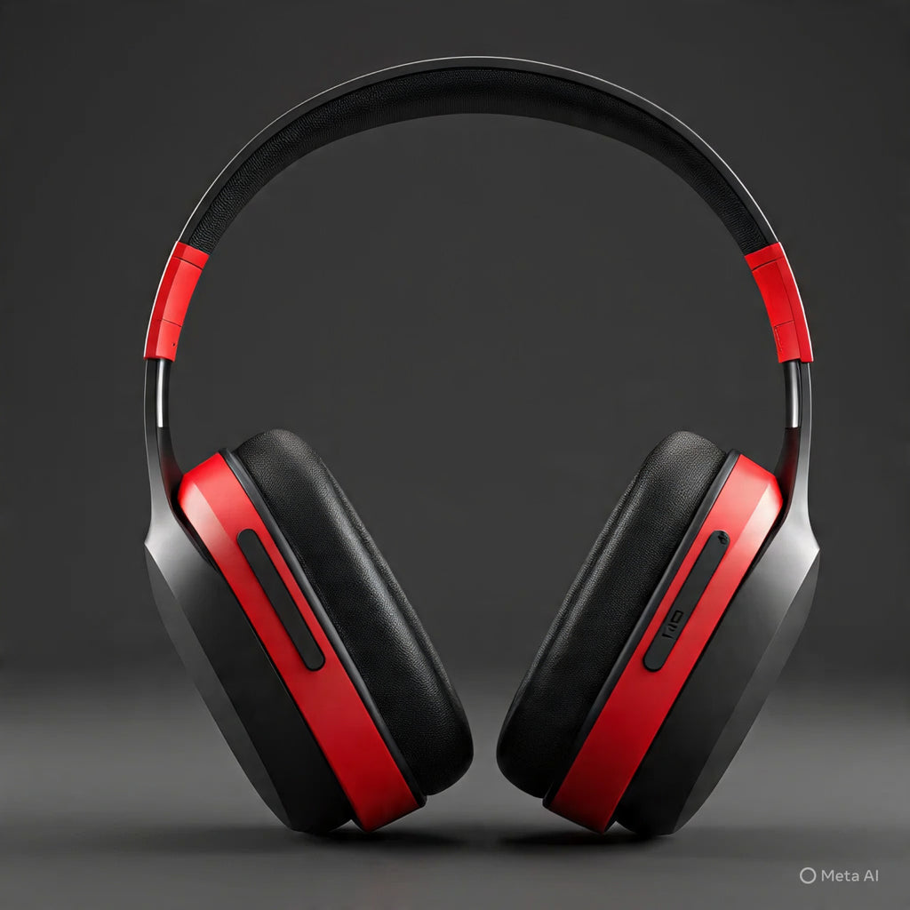 RONIN R-5500 Wireless Bluetooth Over-Ear Headphones – Deep Bass & HD Sound for Music & Calls